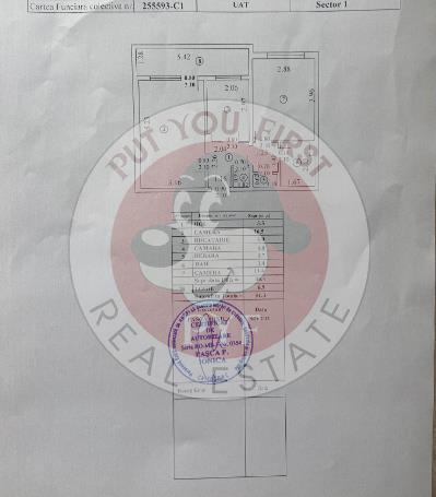 Metrou Jiului | 2 camere | 51mp | Semidecomandat | B12331